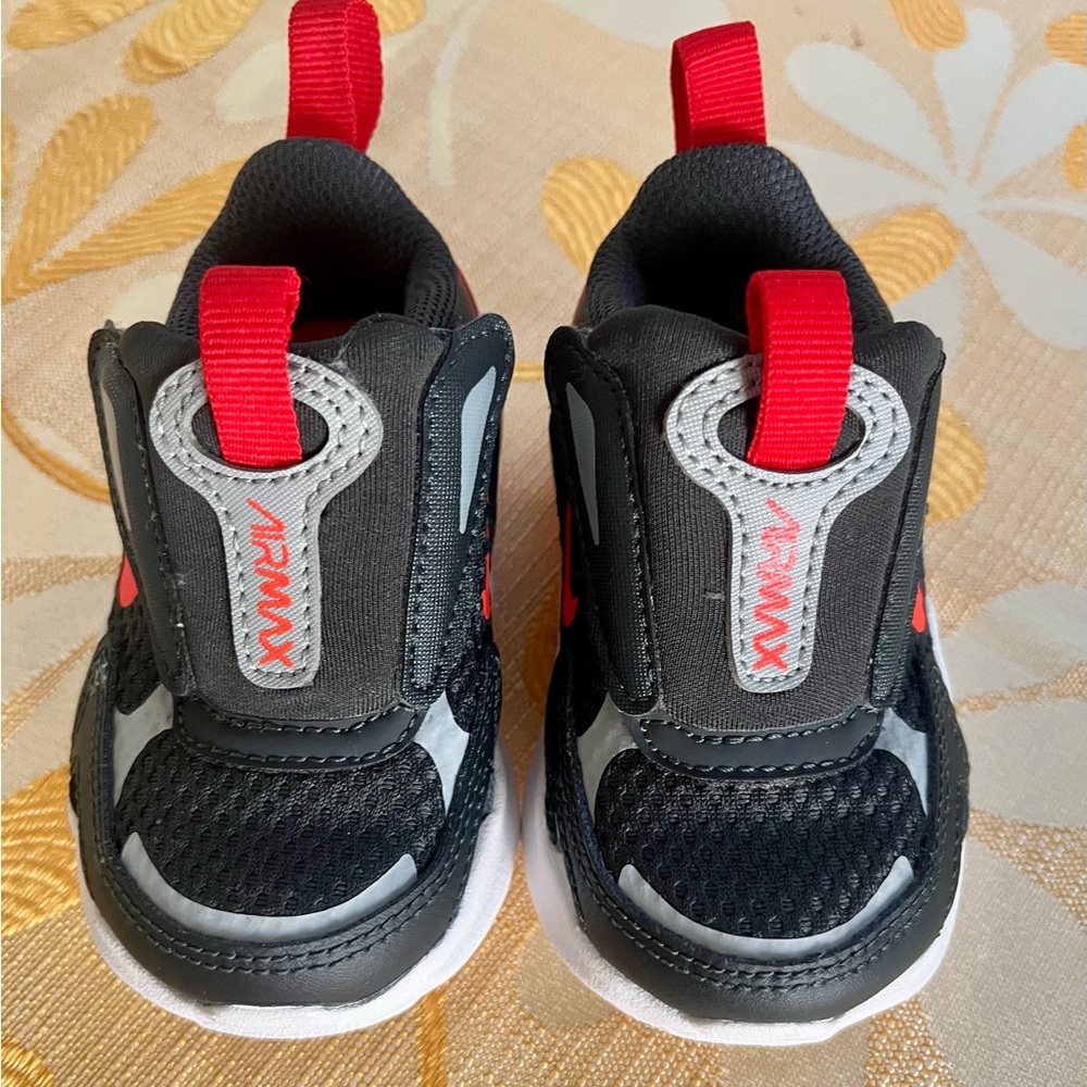Nike AirMax Toddler Black and Red Sneakers
NWOT